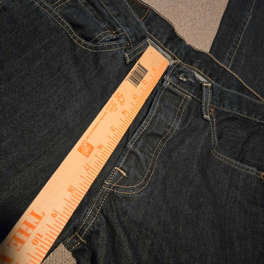 Levi's 501 Original Fit Jeans in a dark wash, specifically sized at W29 L34. - Picture 6 of 8